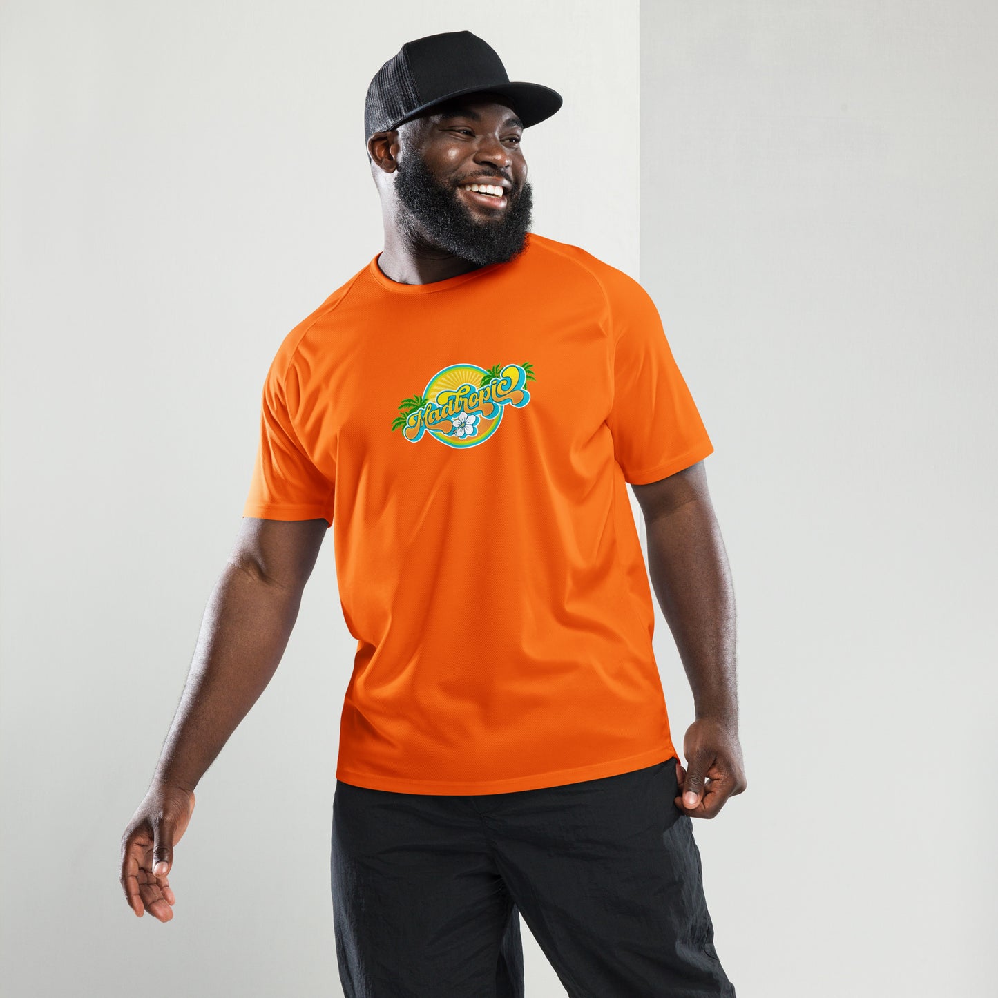 MadTropic '23 Orange Crate Logo Unisex sports jersey
