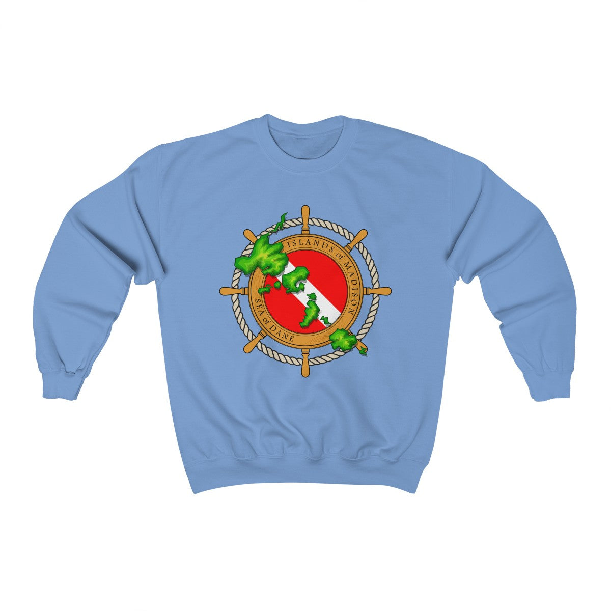 MadisonTropic Diver Unisex Heavy Blend™ Crewneck Sweatshirt - The Mad Tropic