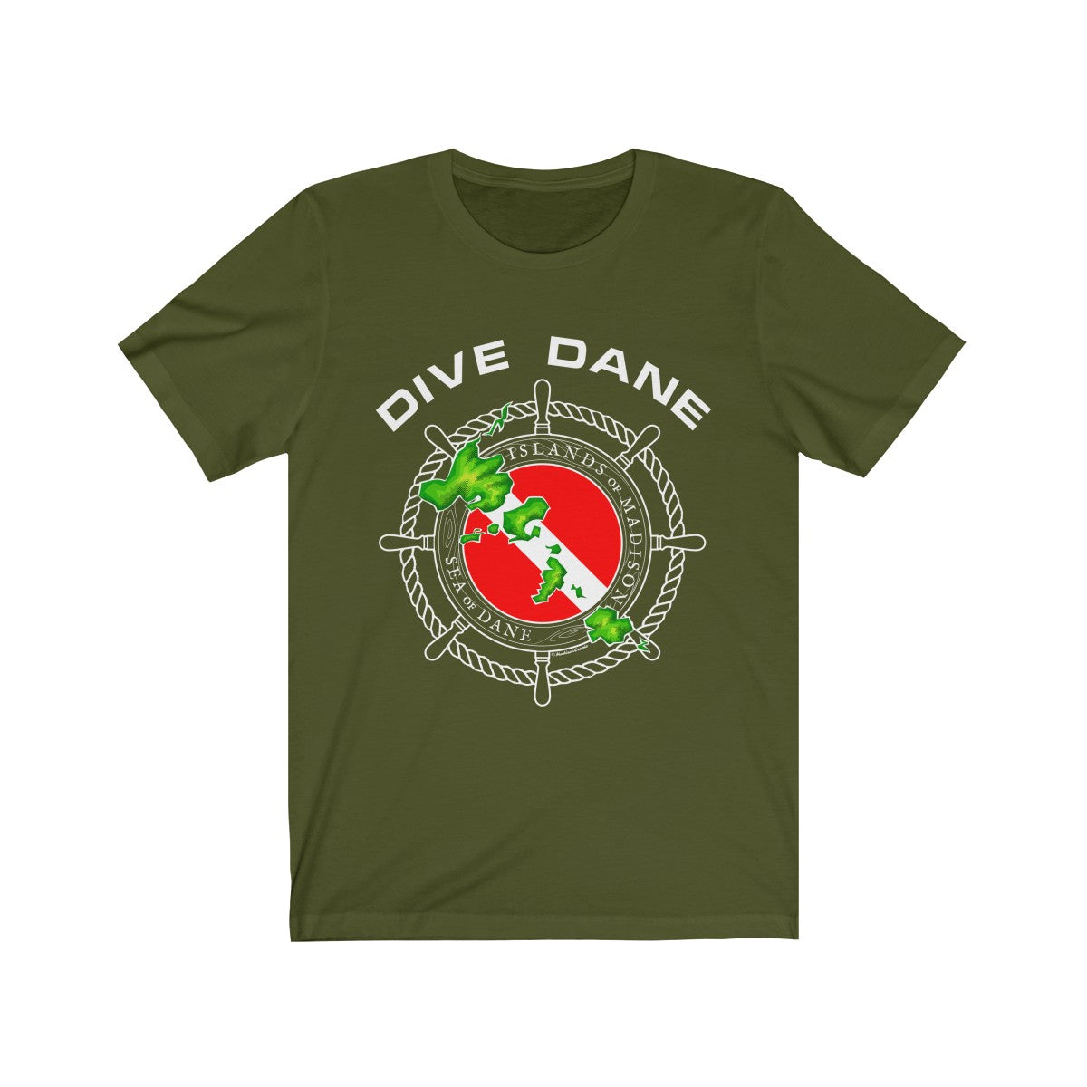 Dive Dane Unisex Jersey Short Sleeve Tee - The Mad Tropic