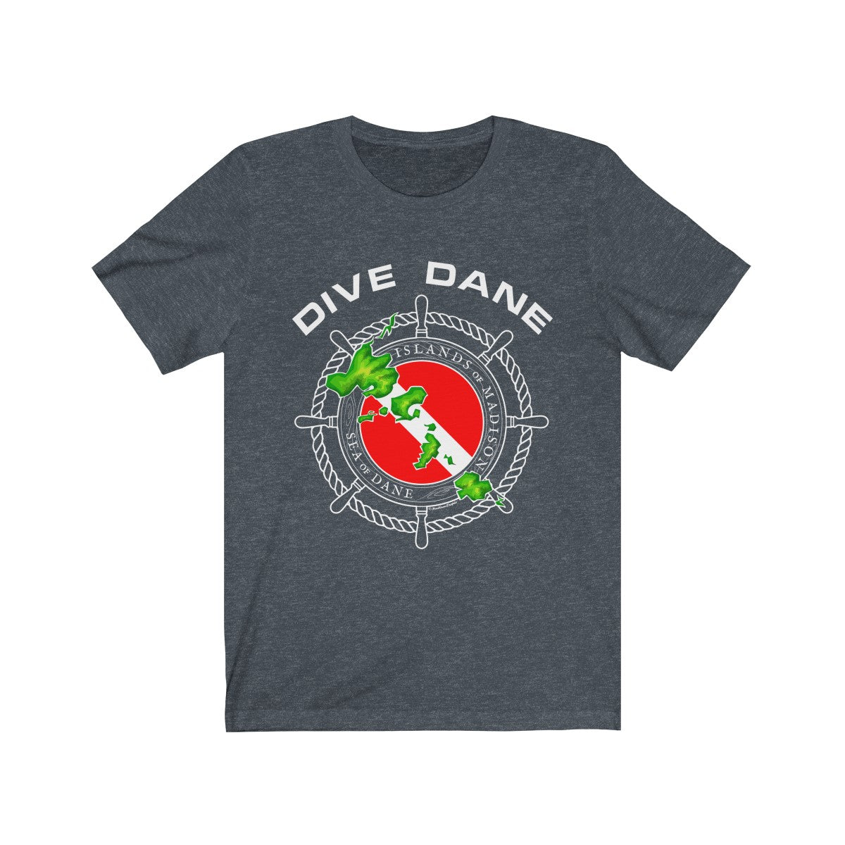 Dive Dane Unisex Jersey Short Sleeve Tee - The Mad Tropic