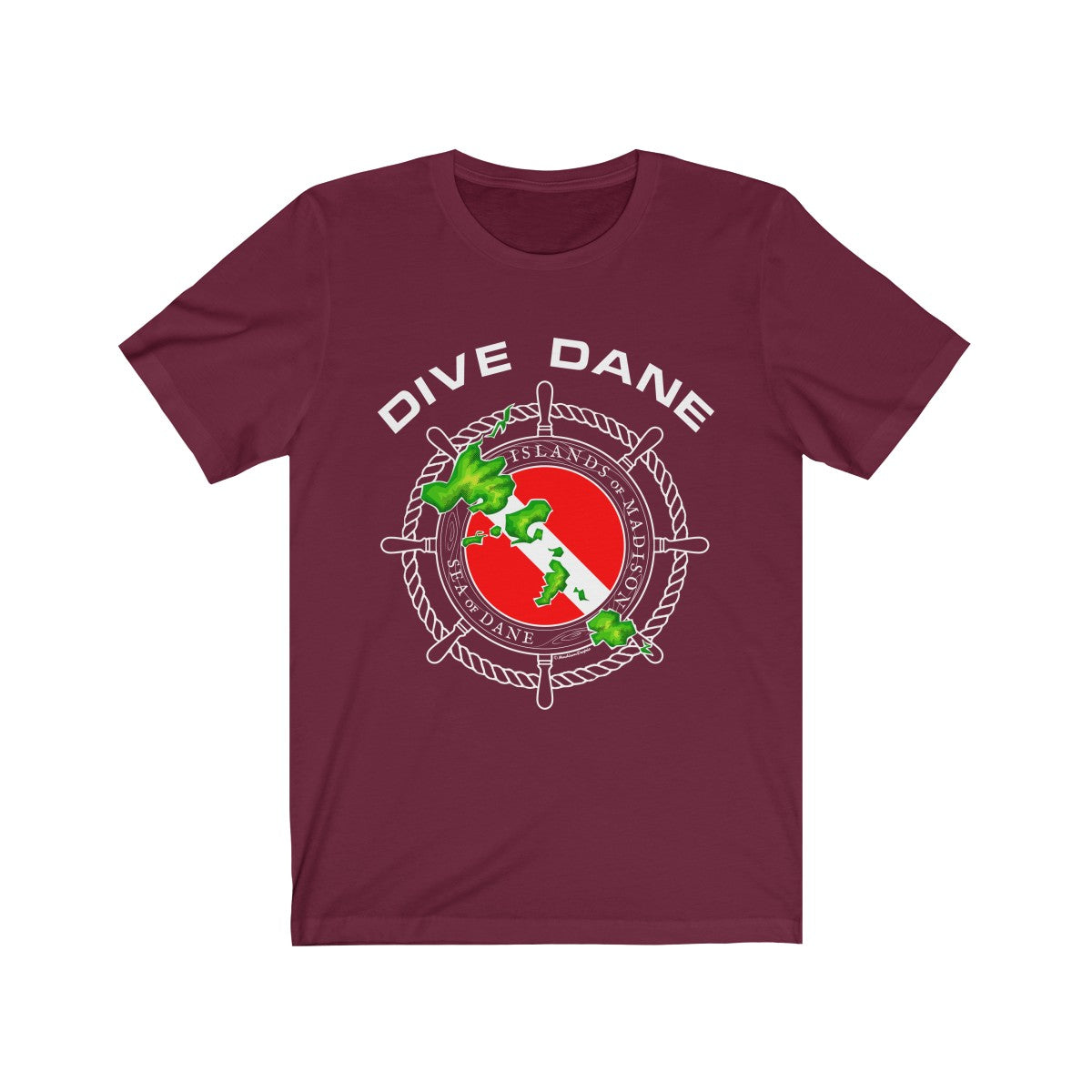 Dive Dane Unisex Jersey Short Sleeve Tee - The Mad Tropic