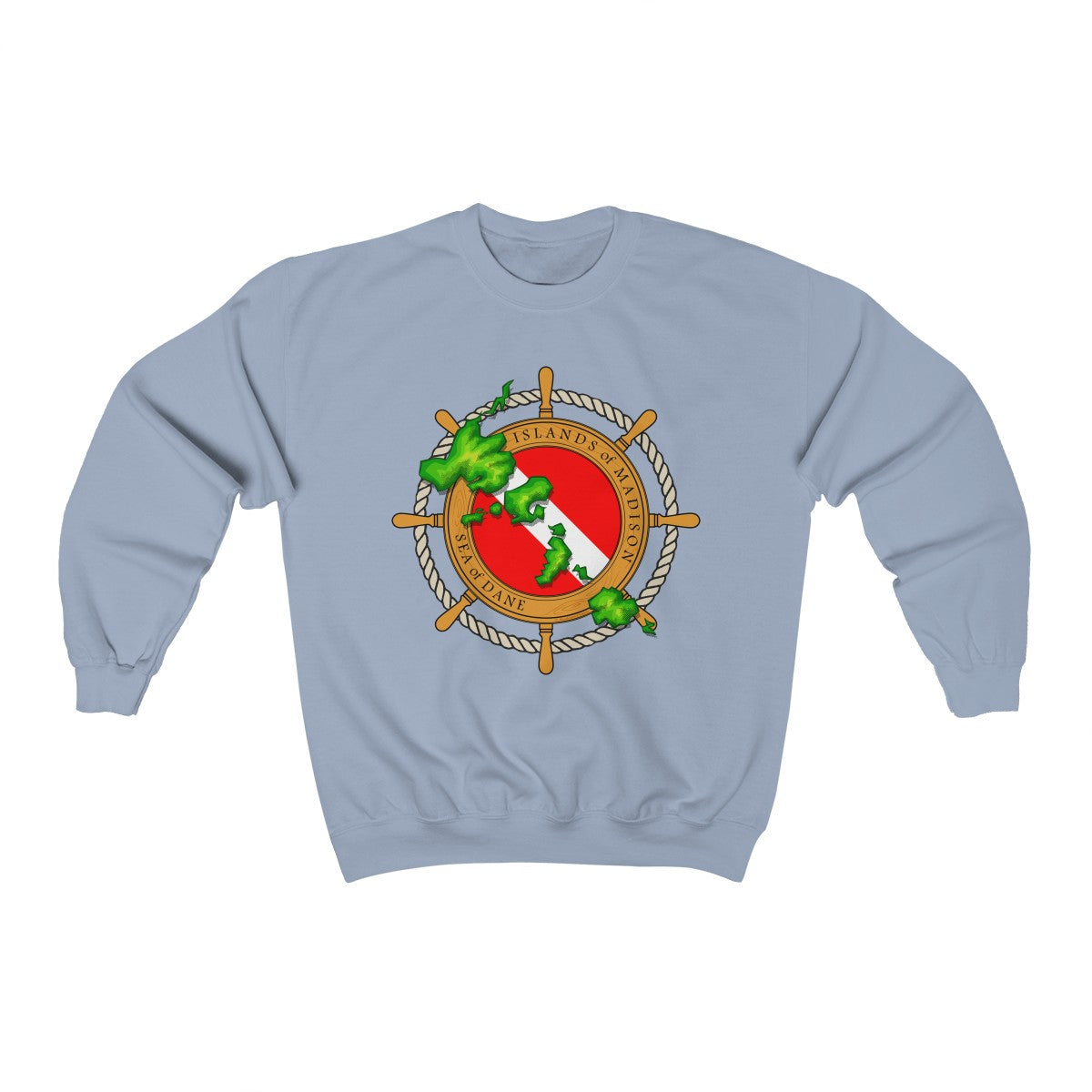 MadisonTropic Diver Unisex Heavy Blend™ Crewneck Sweatshirt - The Mad Tropic