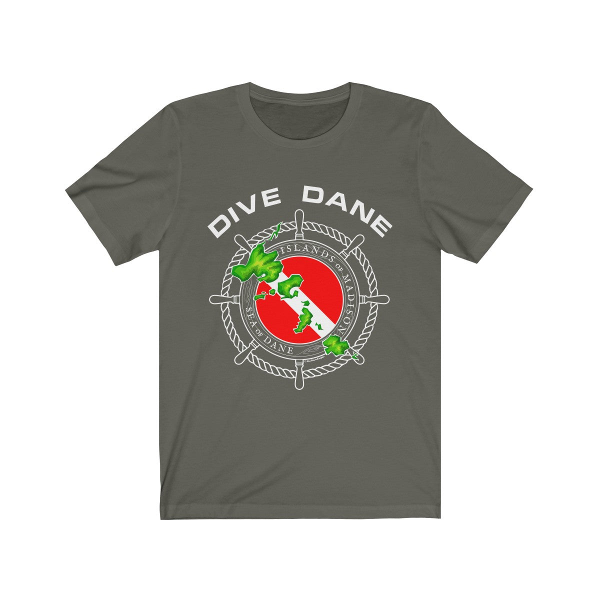 Dive Dane Unisex Jersey Short Sleeve Tee - The Mad Tropic