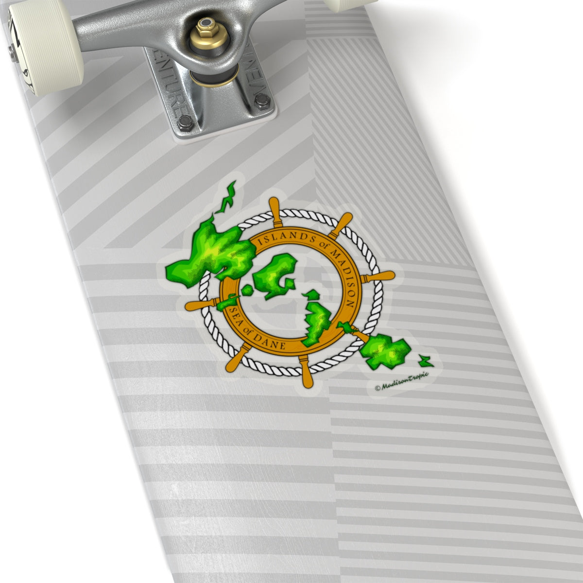 Island Wheel Kiss-Cut Stickers - The Mad Tropic