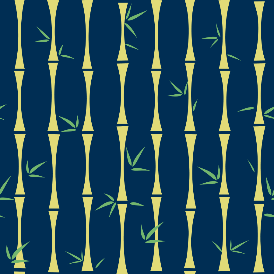 Bamboo Midnight Sports bra - The Mad Tropic