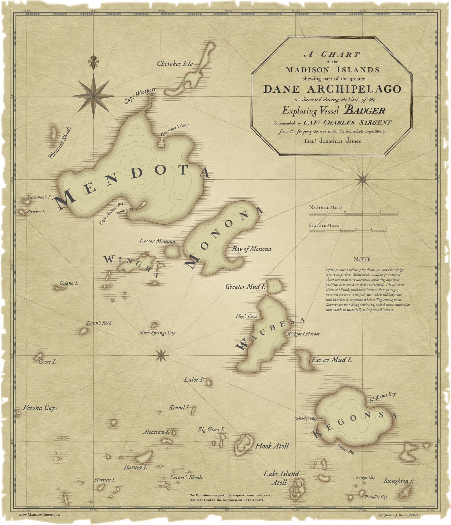 A Chart of the Madison Islands and Greater Dane Archipelago - The Mad Tropic