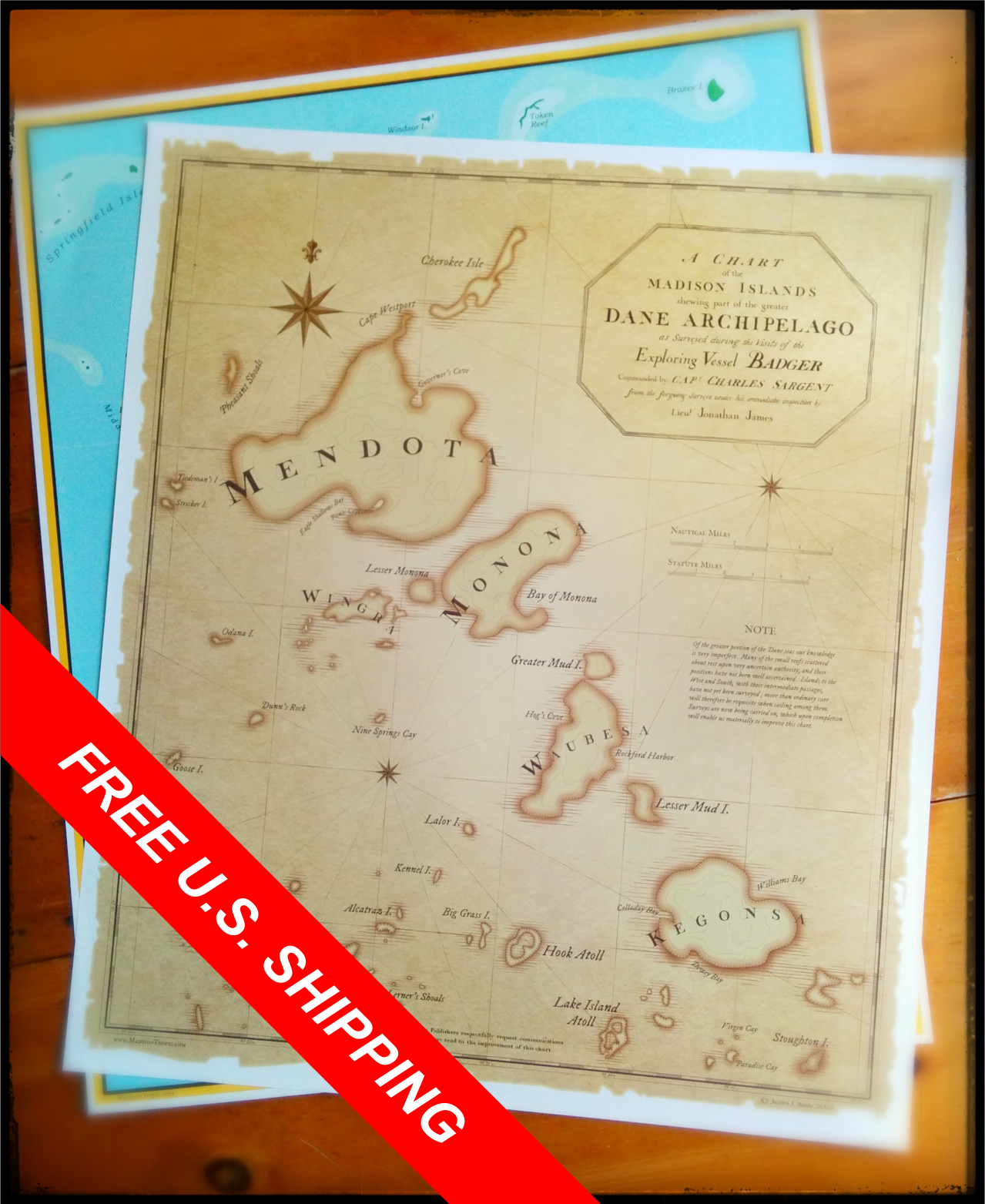 A Chart of the Madison Islands and Greater Dane Archipelago - The Mad Tropic