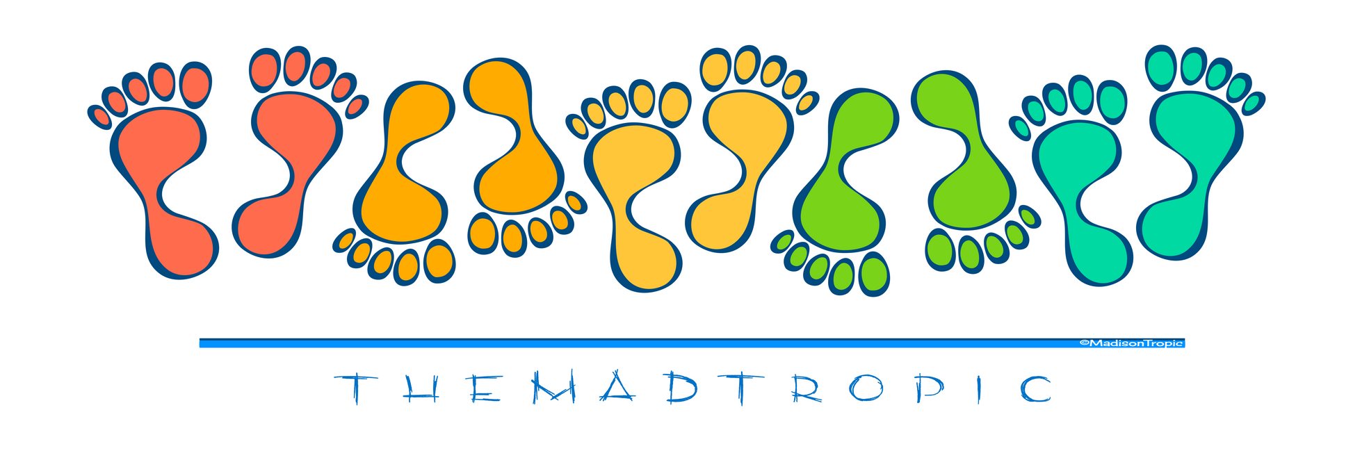 TheMadTropic Tropic Feet Short-Sleeve Unisex T-Shirt - The Mad Tropic