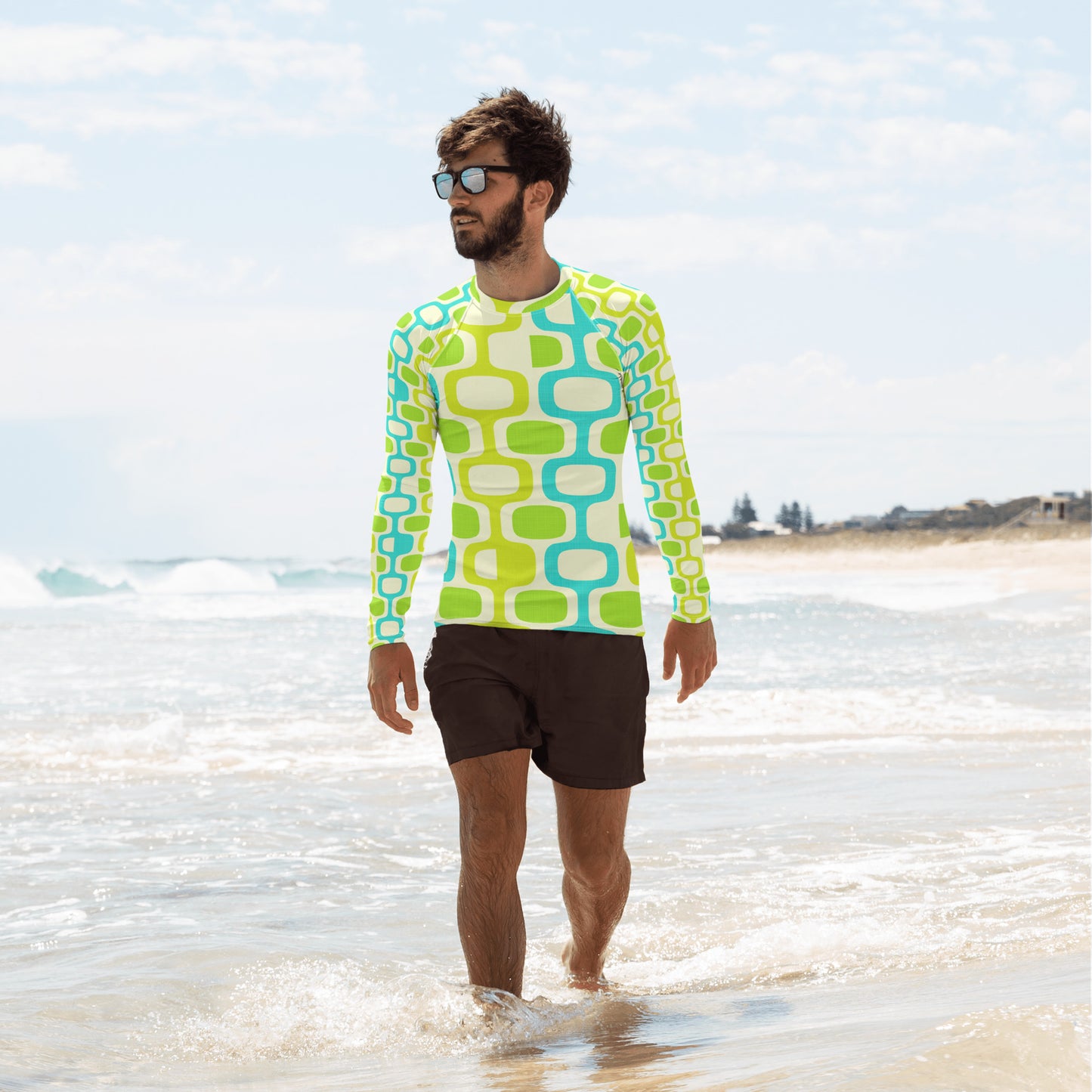 WhatCo Bright Spring Men's Rash Guard