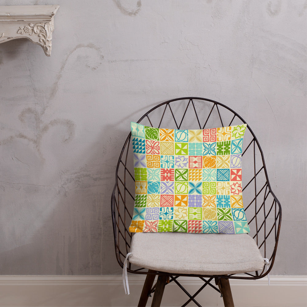 Palaka Palette Pastel Premium Pillow