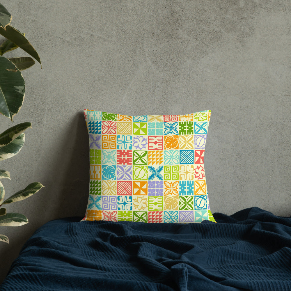 Palaka Palette Pastel Premium Pillow