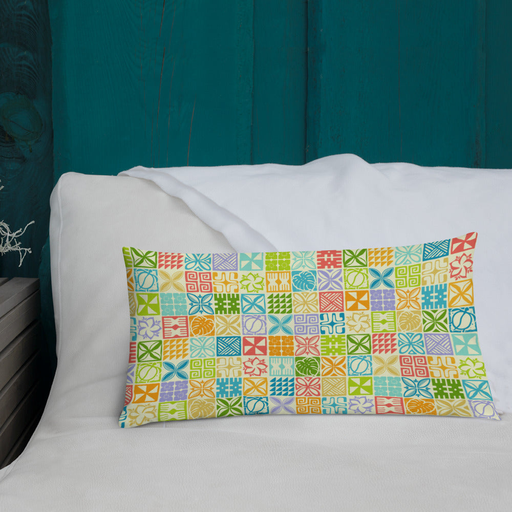 Palaka Palette Pastel Premium Pillow