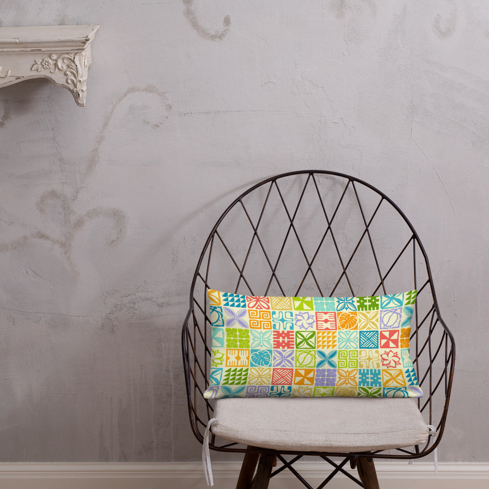 Palaka Palette Pastel Premium Pillow