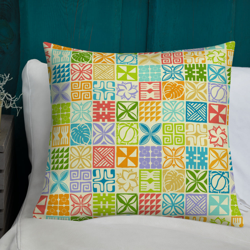 Palaka Palette Pastel Premium Pillow