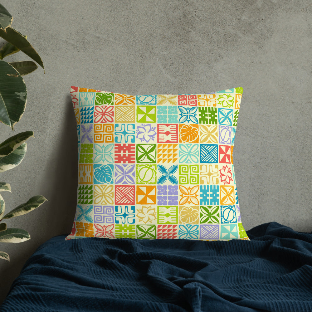 Palaka Palette Pastel Premium Pillow