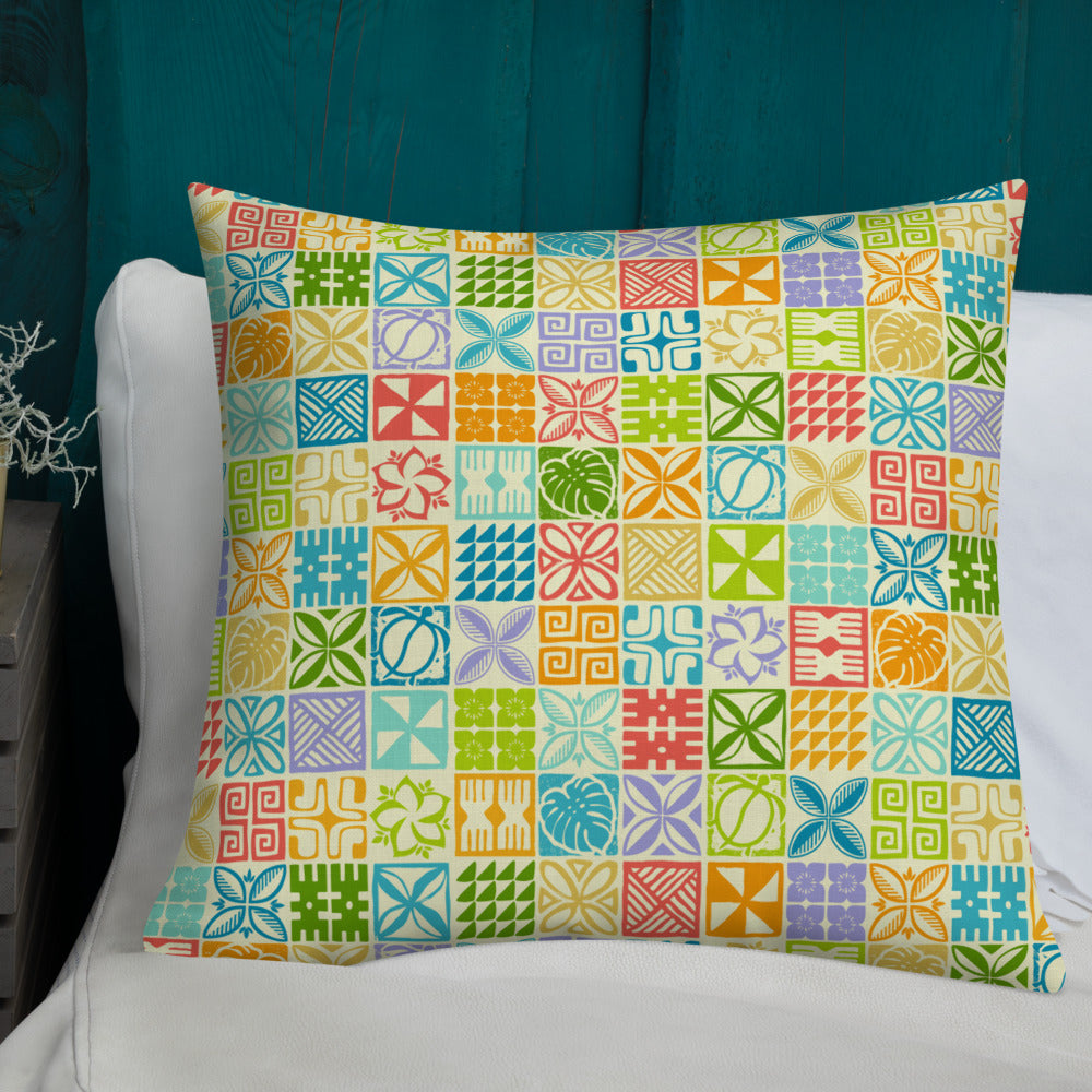 Palaka Palette Pastel Premium Pillow