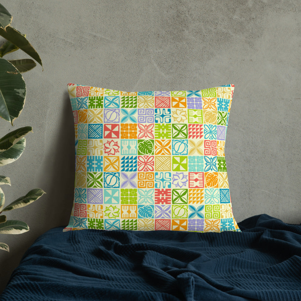 Palaka Palette Pastel Premium Pillow