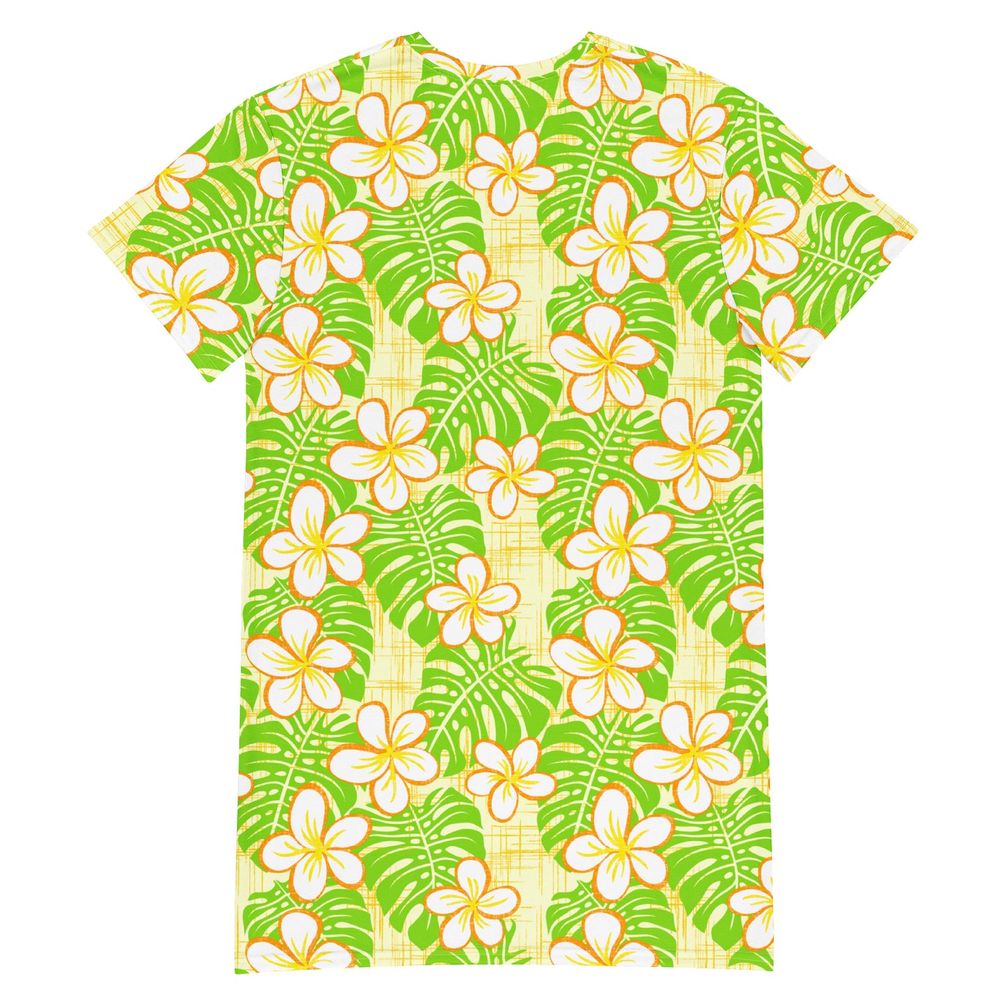 Garden Edge Summer Beach T-shirt dress