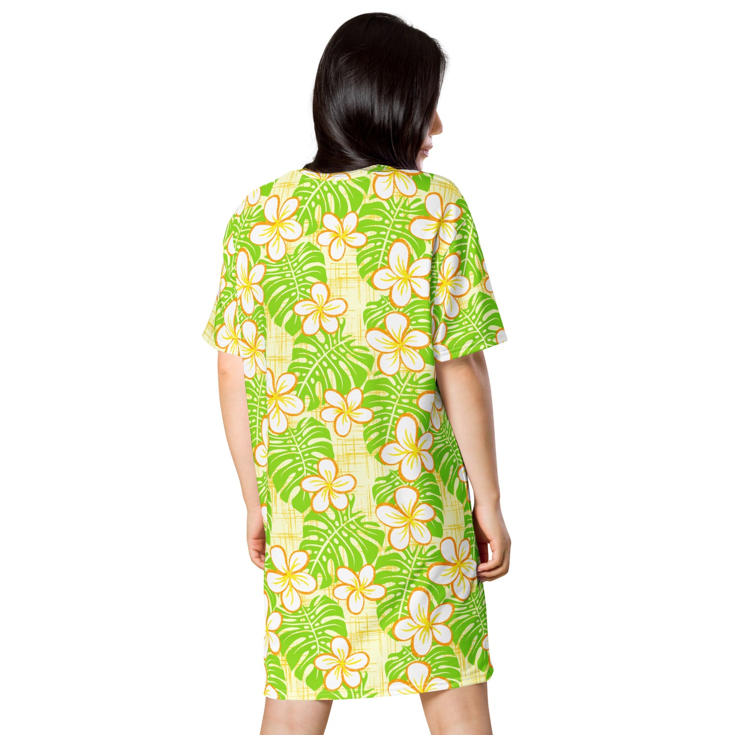 Garden Edge Summer Beach T-shirt dress