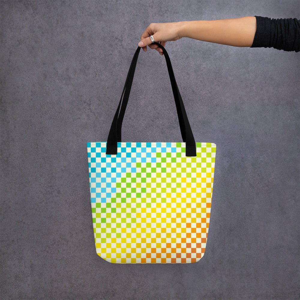 Warm & Cool Check Tote bag