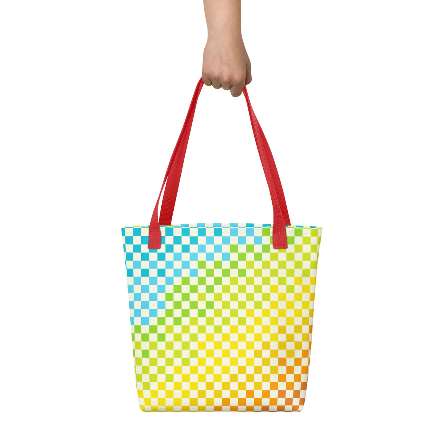 Warm & Cool Check Tote bag