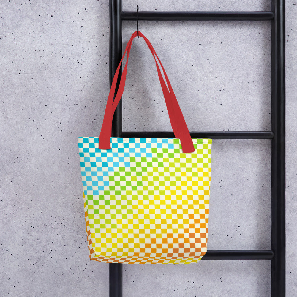 Warm & Cool Check Tote bag
