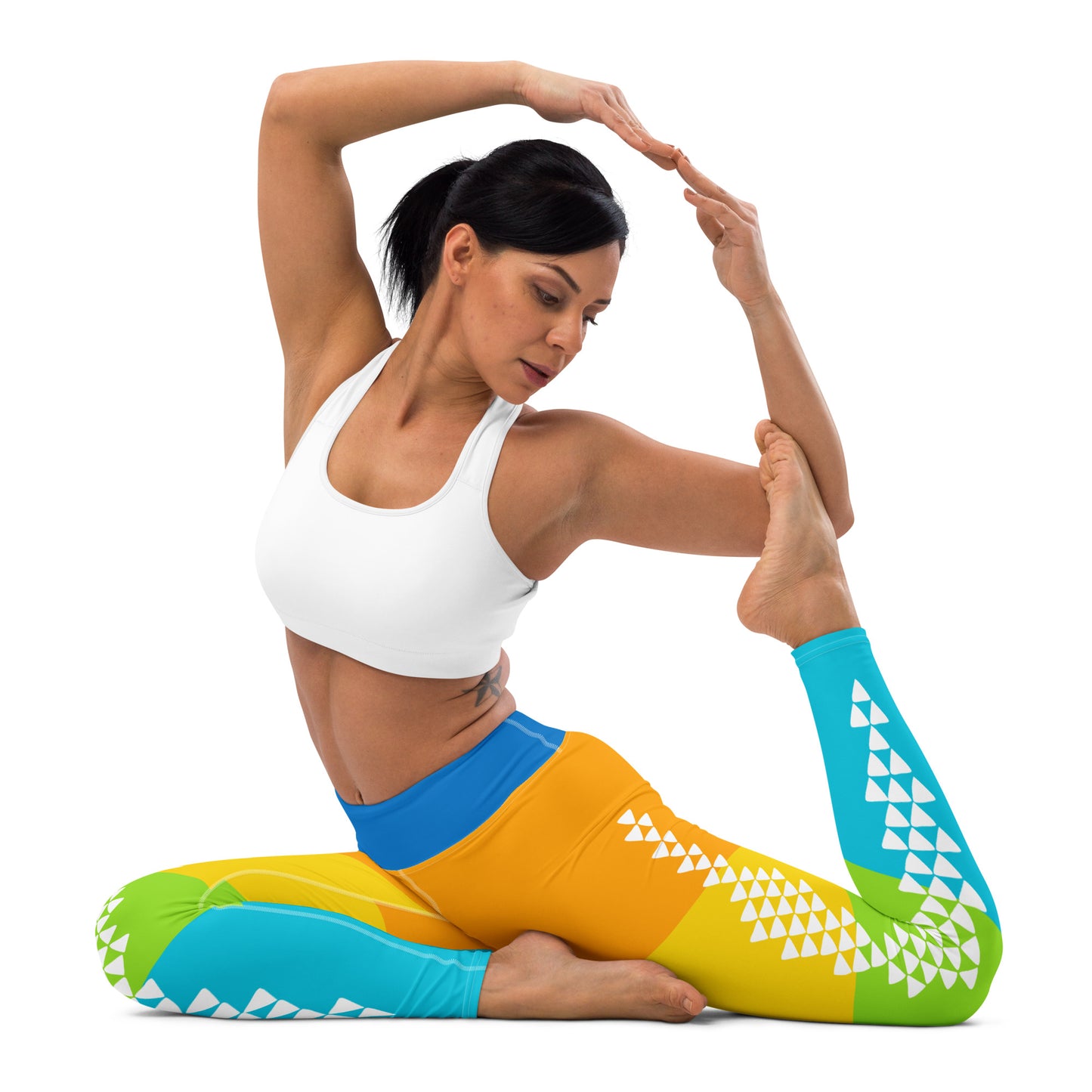 Sharktooth Tropic Yoga Leggings