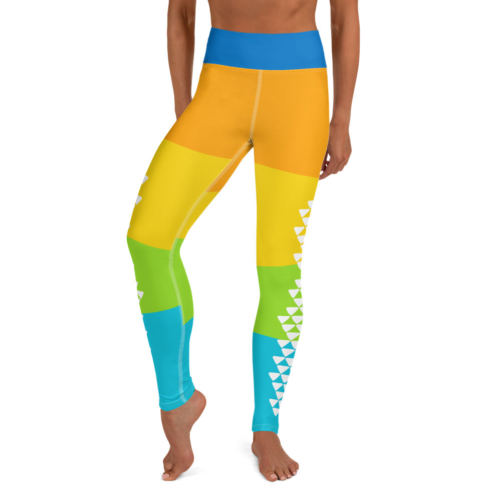 Sharktooth Tropic Yoga Leggings