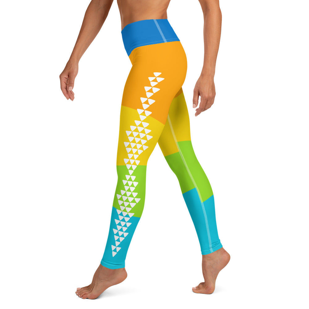 Sharktooth Tropic Yoga Leggings