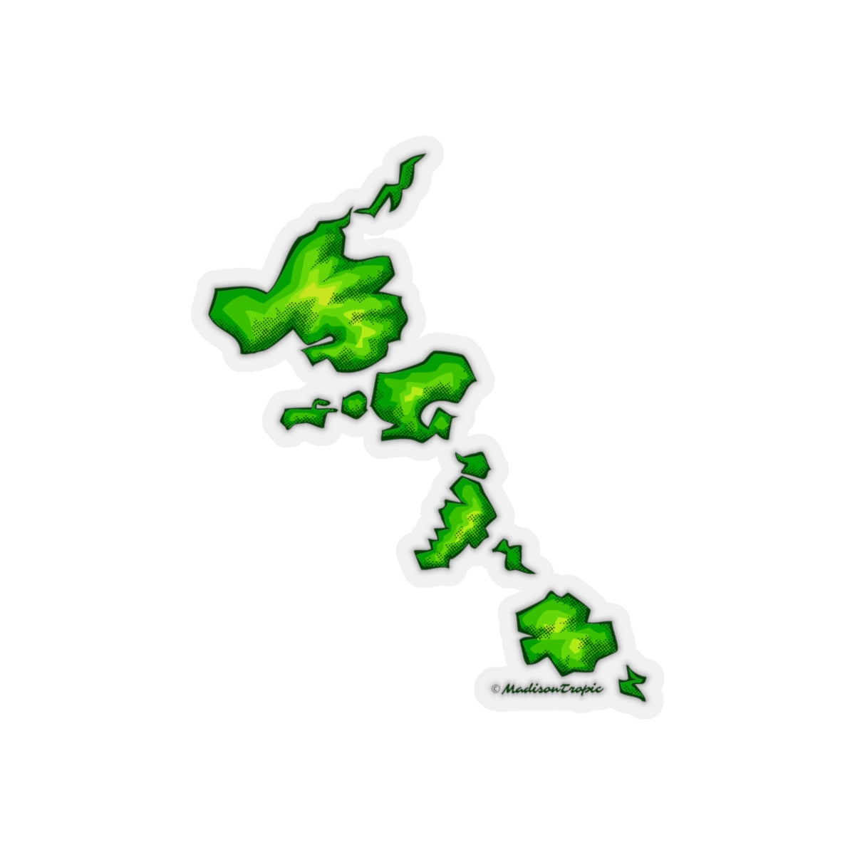 Sticker - Islands of the Tropic of Madison - The Mad Tropic