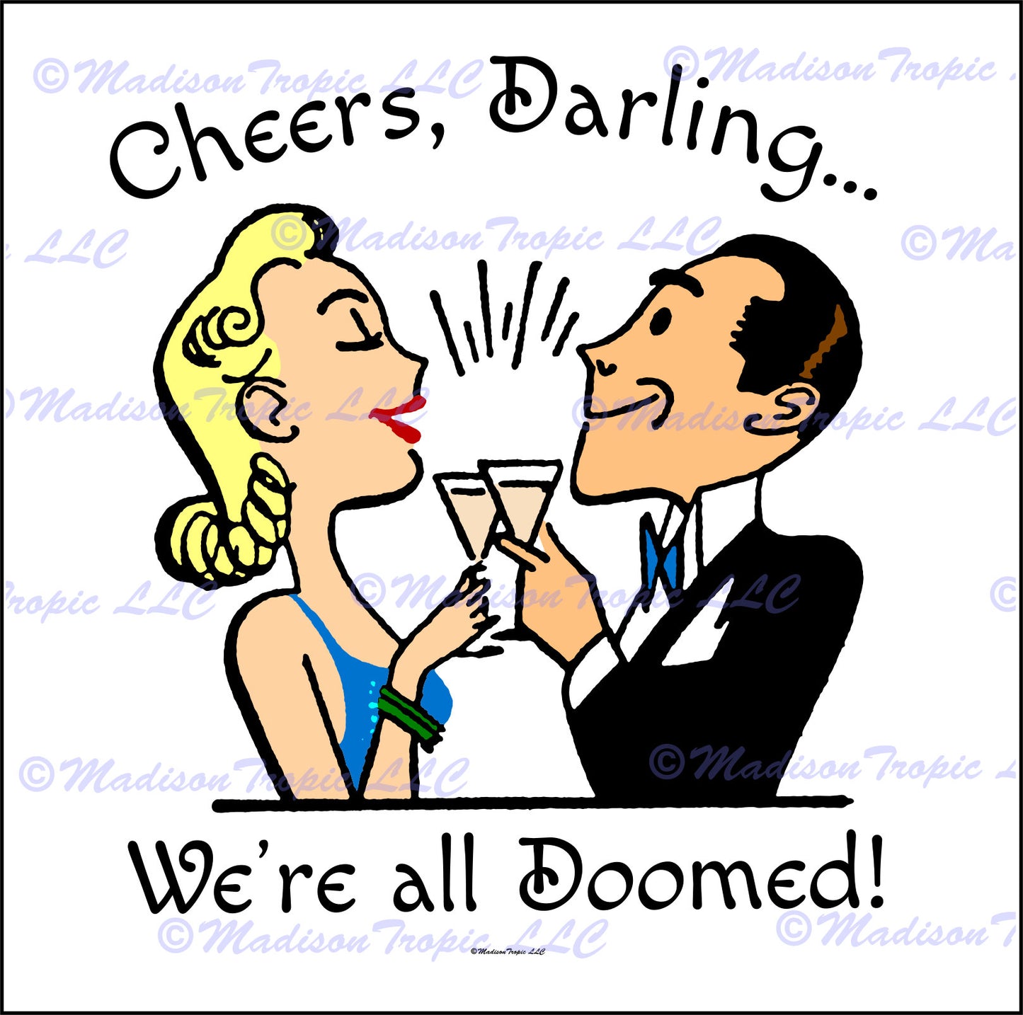 Cheers Doom Short-Sleeve Unisex T-Shirt - The Mad Tropic