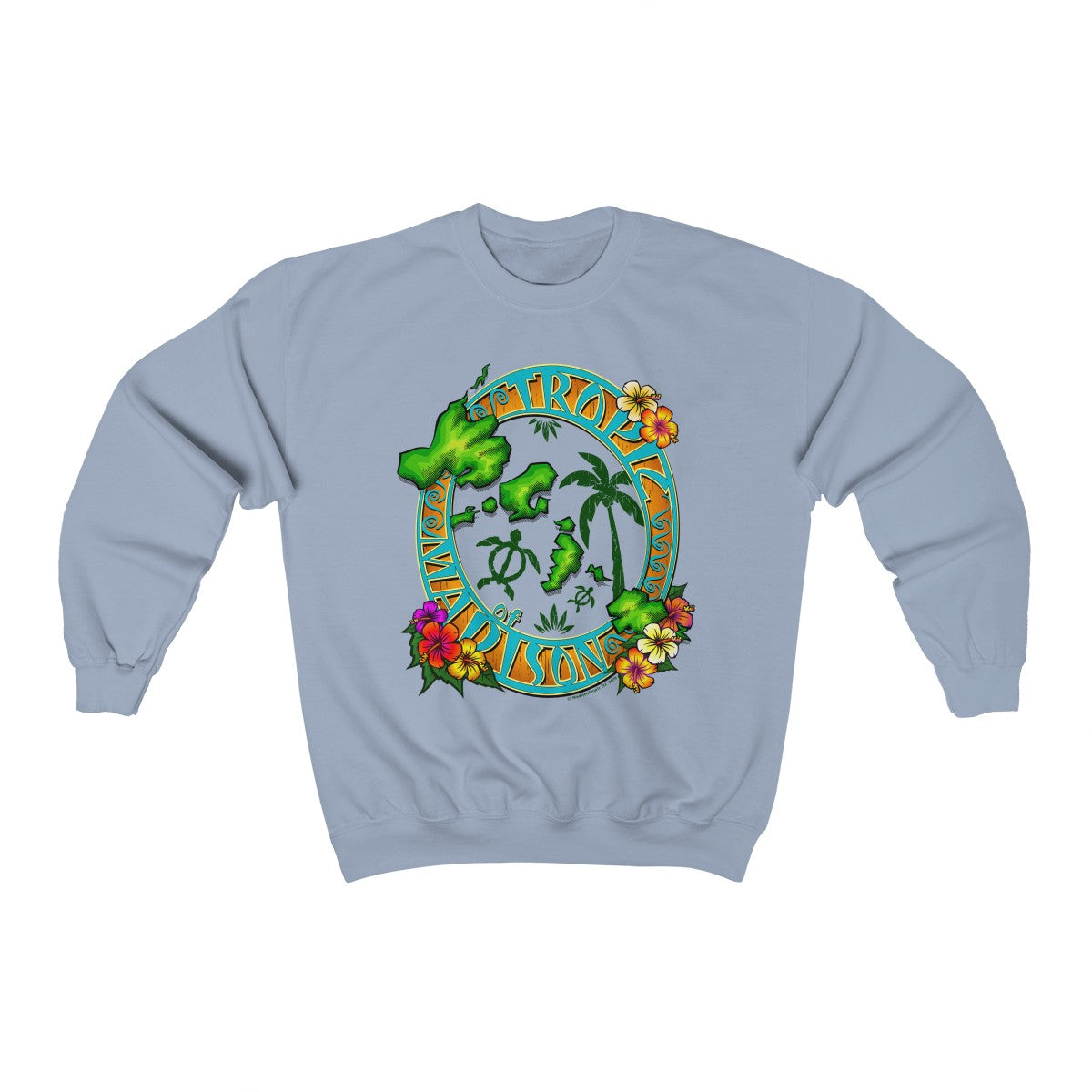 Tropic of Madison Unisex Heavy Blend™ Crewneck Sweatshirt - The Mad Tropic
