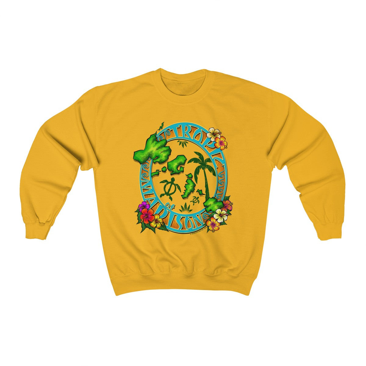 Tropic of Madison Unisex Heavy Blend™ Crewneck Sweatshirt - The Mad Tropic