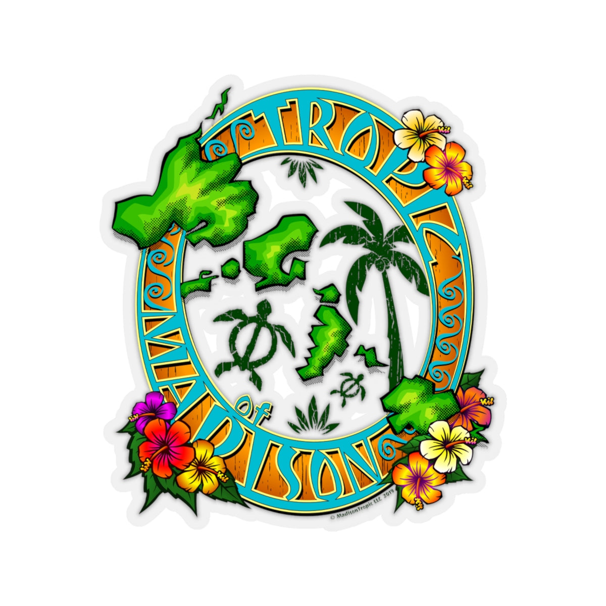 Sticker - Tropic of Madison Luau - The Mad Tropic