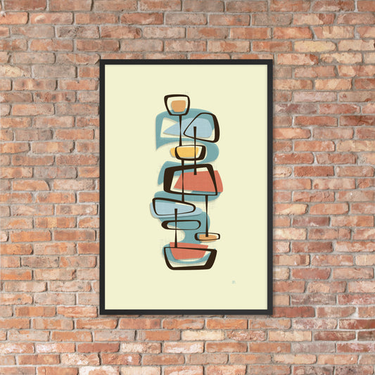 'The Dropdown' Framed poster