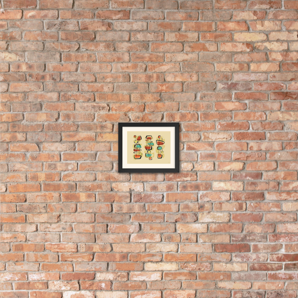 'Color TV, No Vacancy' Framed poster