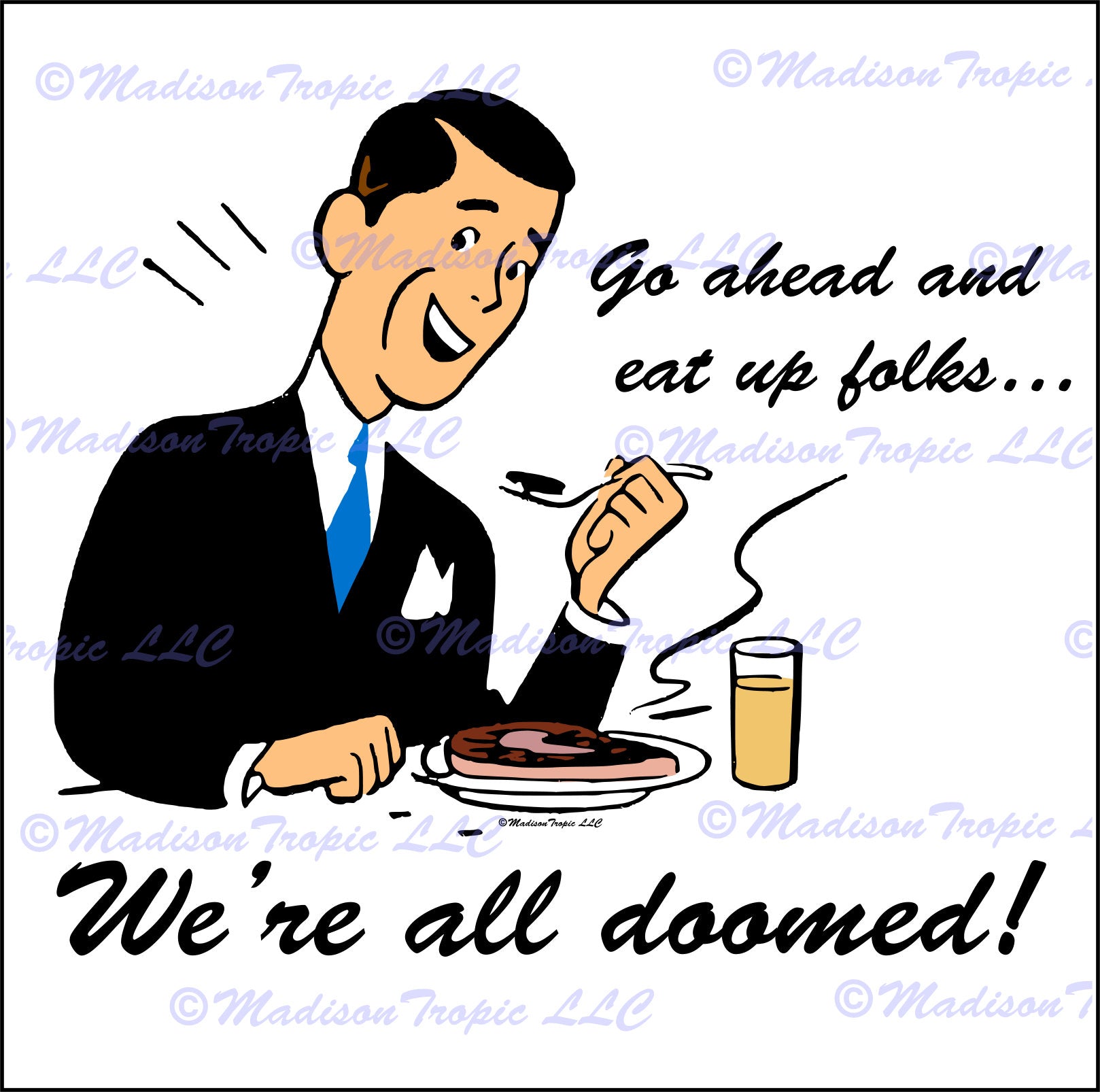 Food Doom Short-Sleeve Unisex T-Shirt - The Mad Tropic