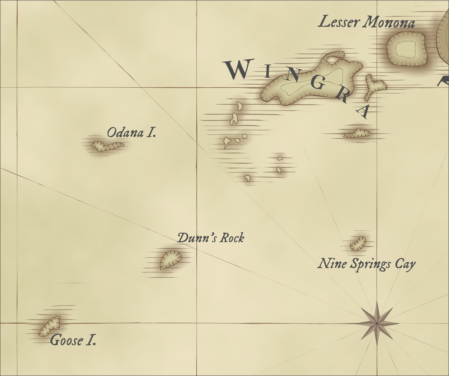 A Chart of the Madison Islands and Greater Dane Archipelago - The Mad Tropic