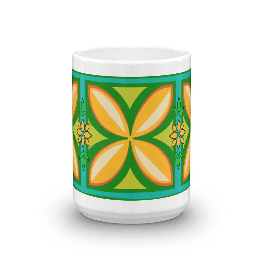 Kapuna Aloha green Mug - The Mad Tropic