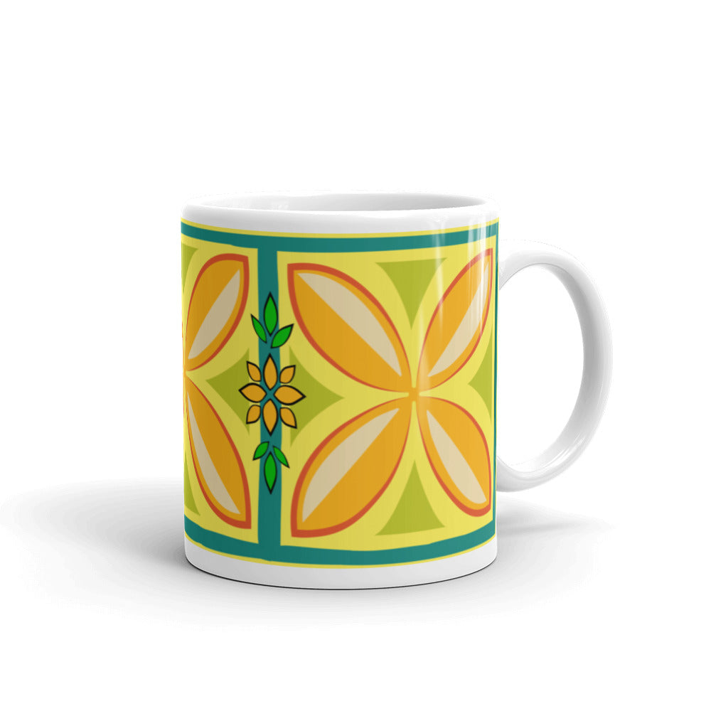 Kapuna Aloha yellow Mug - The Mad Tropic