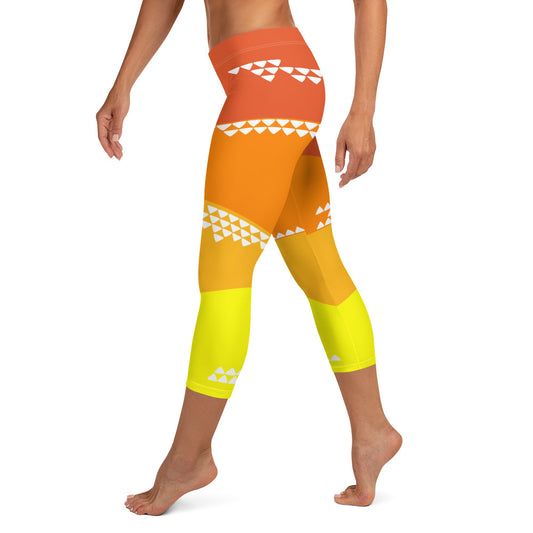 Mesa Sunset Capri Leggings - The Mad Tropic