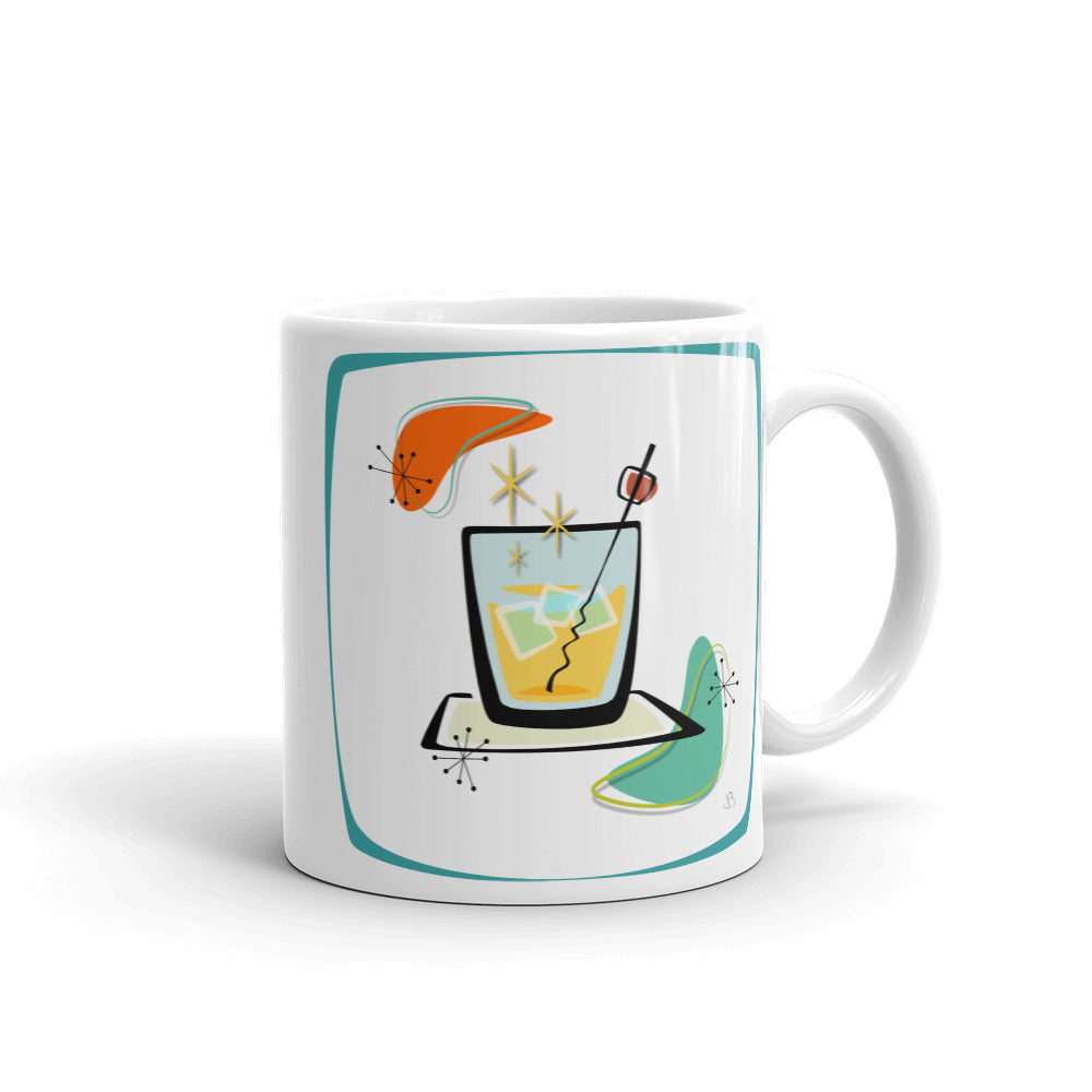 Cocktail Mug blue frame - The Mad Tropic