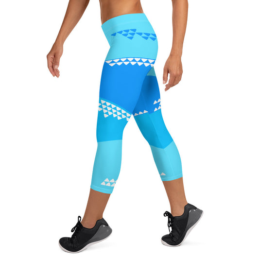 Tropic Shallows Capri Leggings - The Mad Tropic