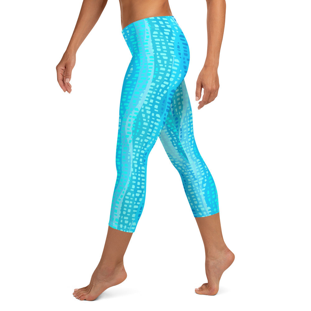 Bubblestones Capri Leggings - The Mad Tropic