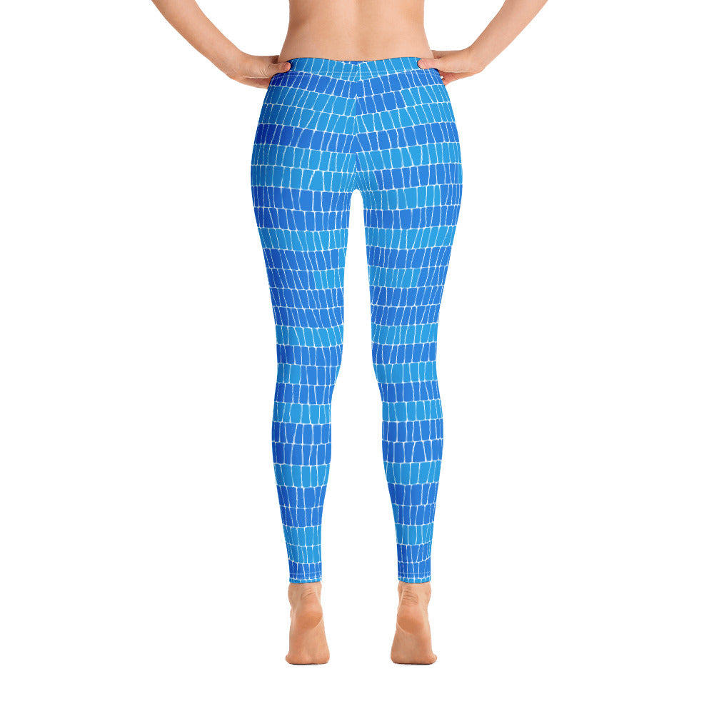 Modna Stone Blue Leggings - The Mad Tropic