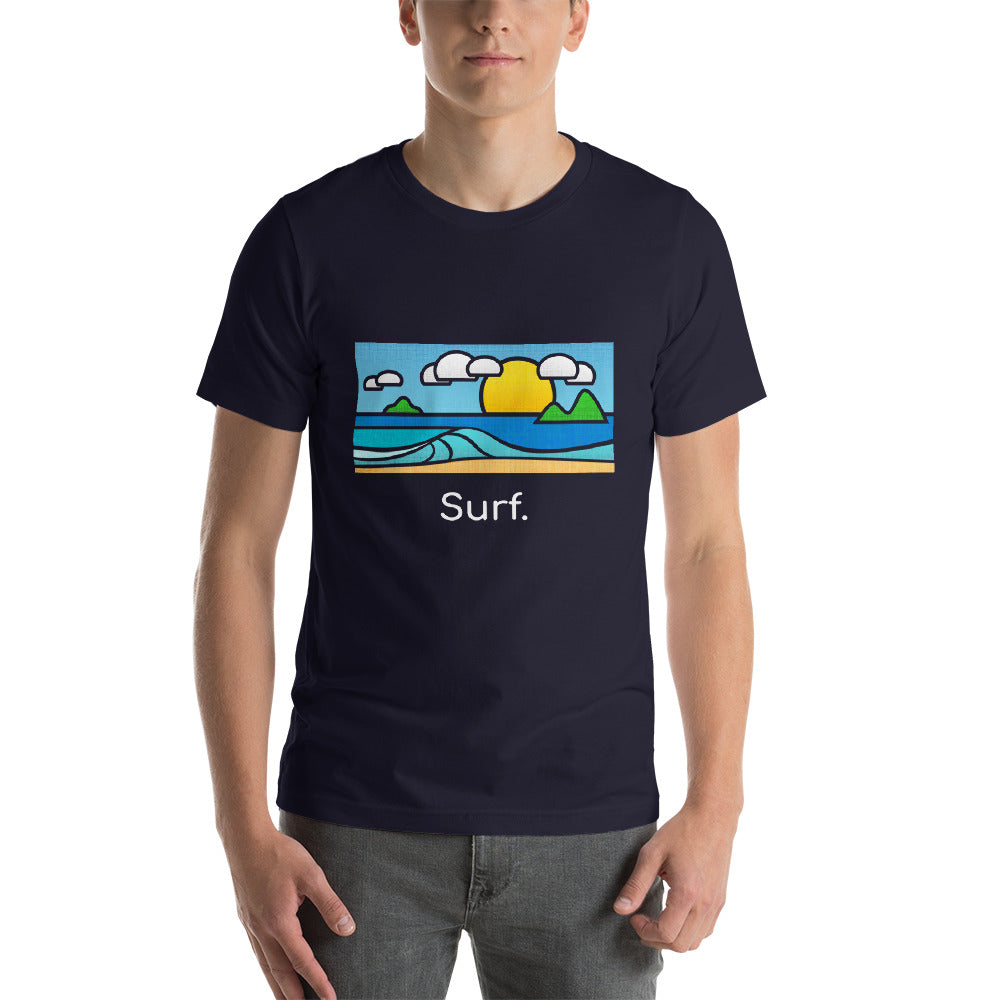 Tropic Glass "Surf" Short-Sleeve Unisex T-Shirt - The Mad Tropic