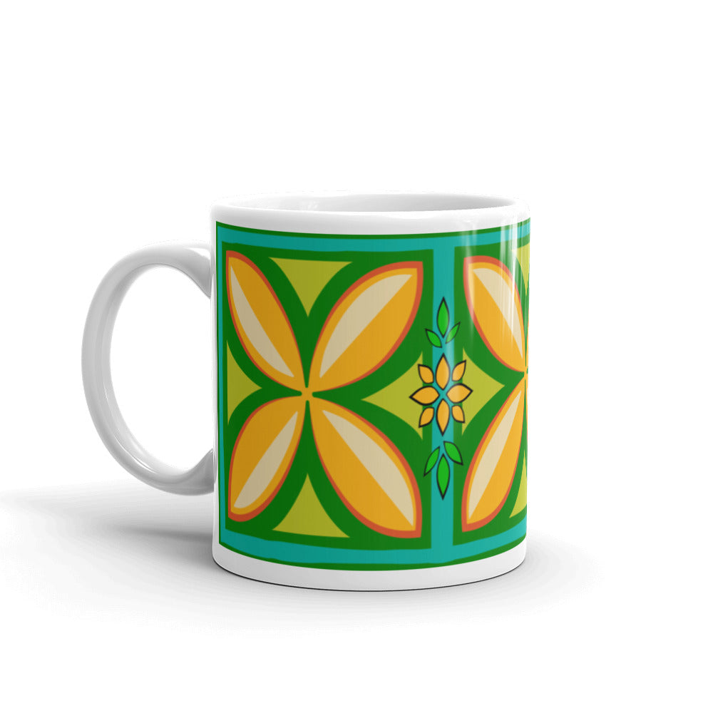 Kapuna Aloha green Mug - The Mad Tropic