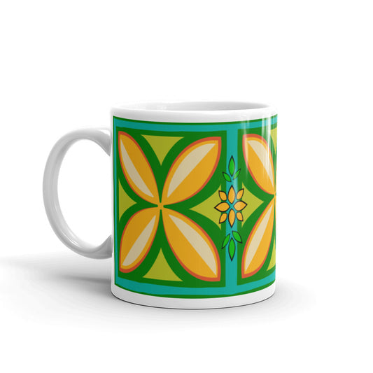 Kapuna Aloha green Mug - The Mad Tropic