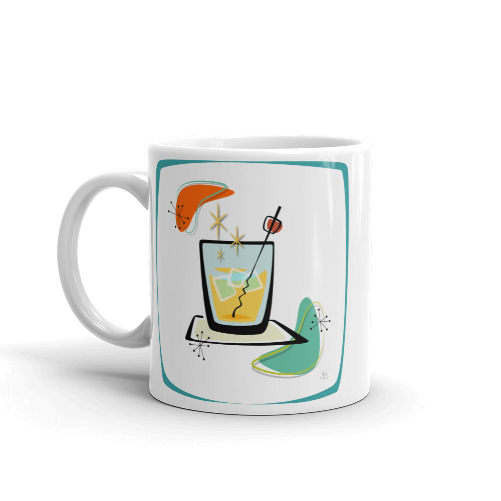 Cocktail Mug blue frame - The Mad Tropic