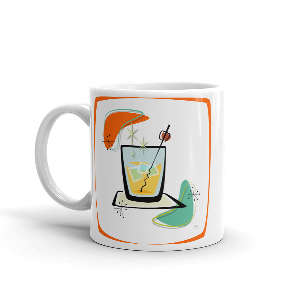 Cocktail Mug orange frame - The Mad Tropic